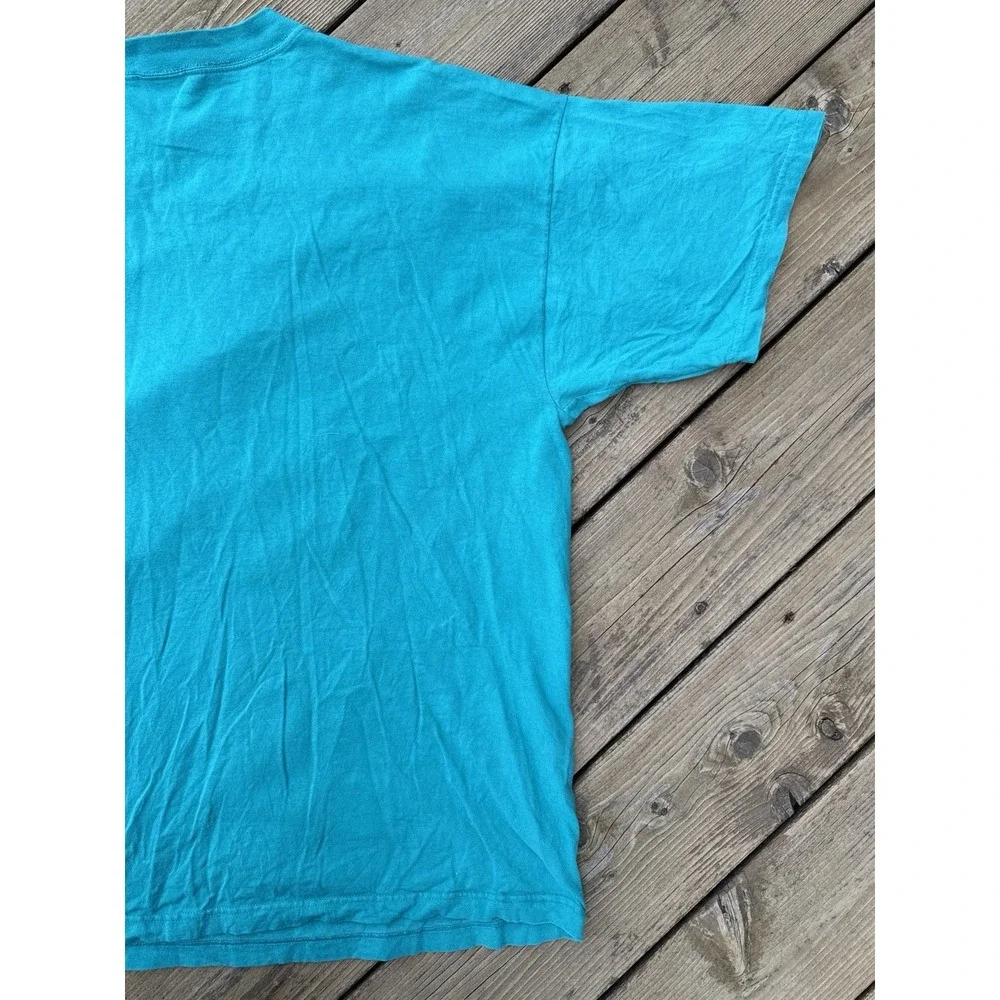 Vintage 90s Disney Winnie the Pooh Turquoise T Shirt Sun Sportswear USA XXL